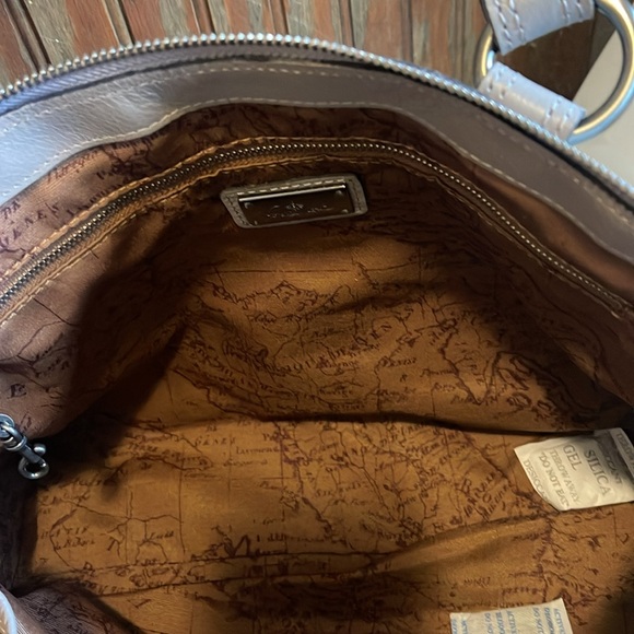 Patricia Nash woven leather satchel - Picture 13 of 14